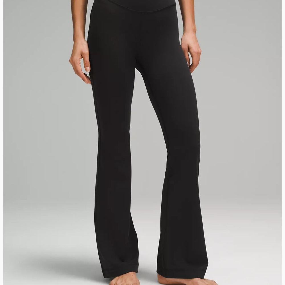 Lululemon Black Flared Yoga Pants